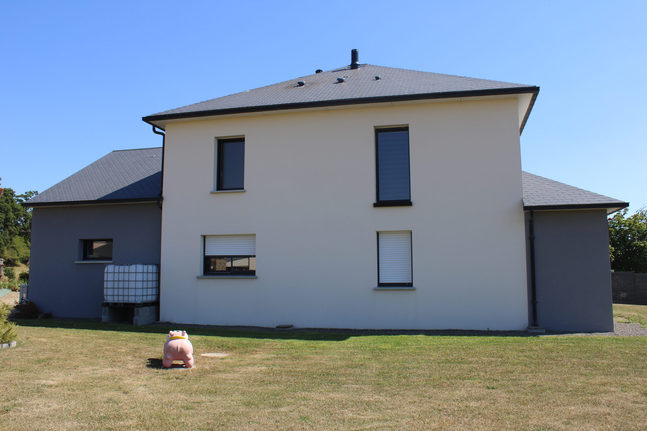 Façade arrière de la maison
