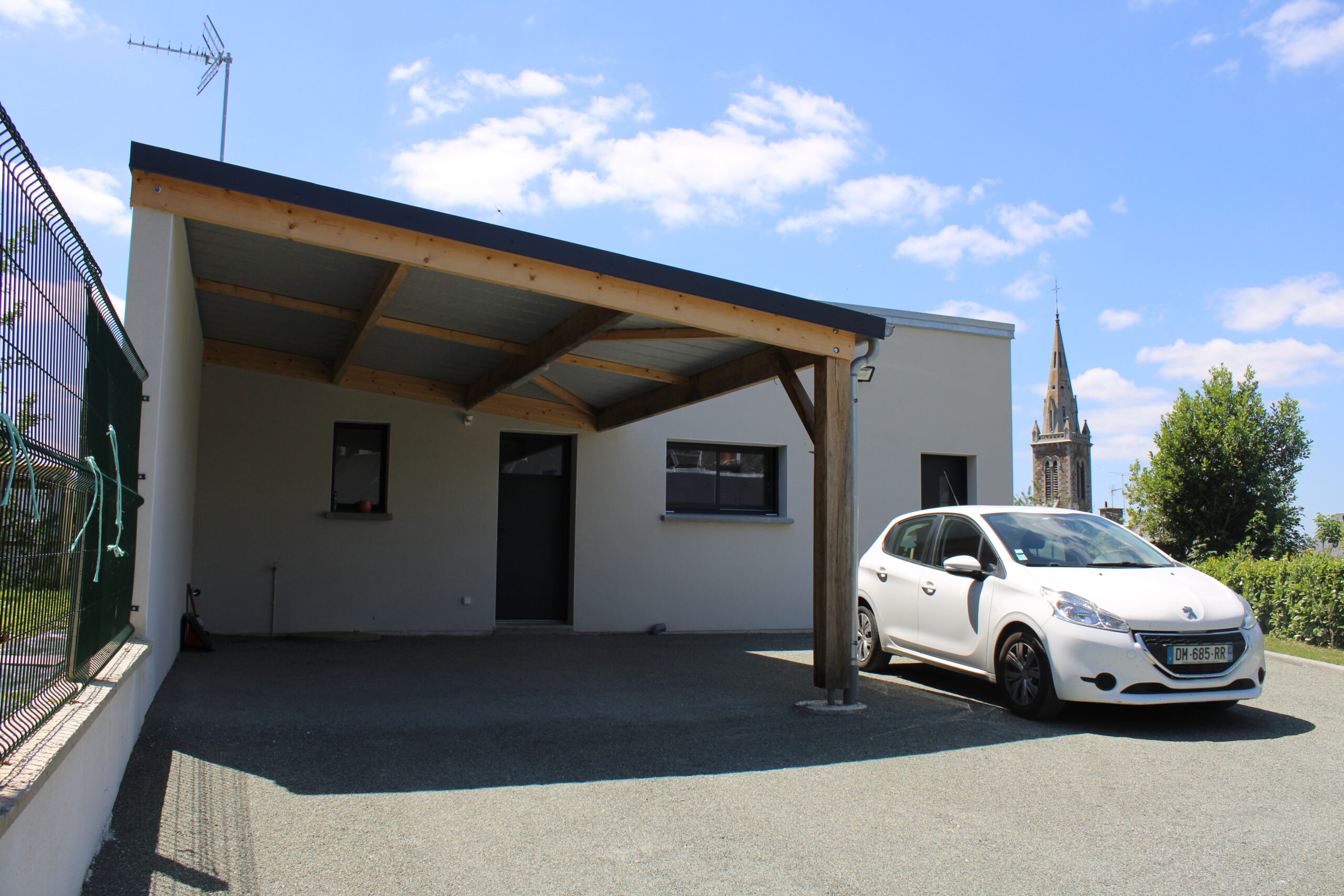 Maison vue de face à Brecey